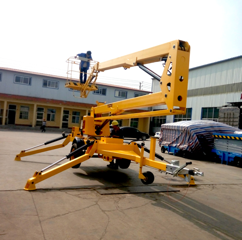 牽引折臂式液壓升降機 牽引折臂式液壓升降機